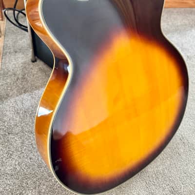 1989 Epiphone Emperor Sunburst Hollow body Guitar image 19