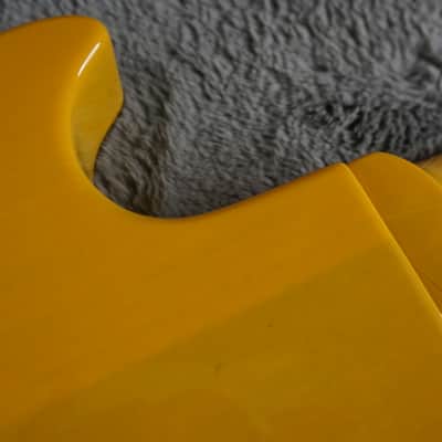 Blitz by Aria Pro II Leopard Transparent TV Yellow Single Cut P90 MIJ image 19