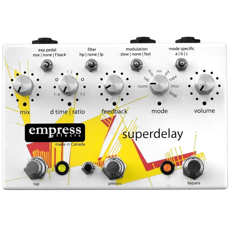 【生産終了品】Empress Effects / Tape Delay 個人的No1ディレイペダル【empress Tape Delay】 - YouTube