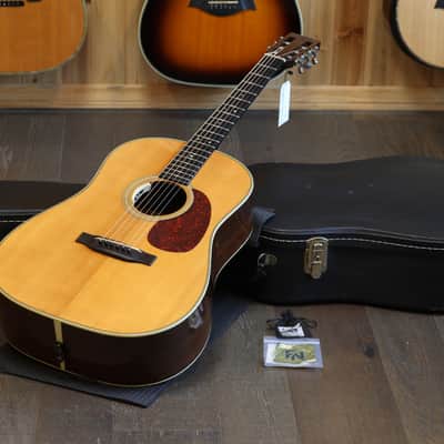 1995 Martin Custom HD-28 S 12-Fret Slotted LR Baggs Acoustic Guitar Natural + OHSC
