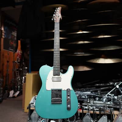 Schecter USA CUSTOM SHOP Nick Johnston PT S/H Wembley Teal Green Metallic Aged Nitro w/ Case NOS (2022) image 1