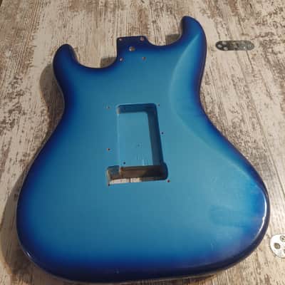 Custom Blueburst Stratocaster Body Husk Project Alder image 5