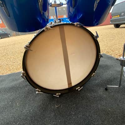 Premier Baron drum kit 1970s - Polychromatic Blue image 9