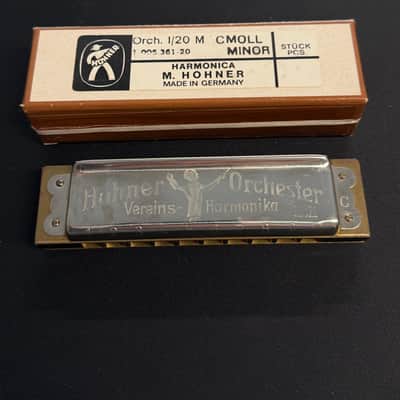Vintage Hohner Orchester I Vereins-Harmonika Harmonica w/ Original Case – Made in Germany image 2