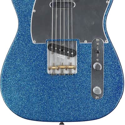 Fender J Mascis Telecaster Electric Guitar (with Gig Bag), Blue Flake image 3