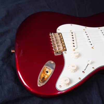 1999 Fender Japan Chris Impellitteri Signature Stratocaster ST68G-115CI Candy Apple Red CIJ image 11