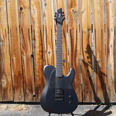 Schecter DIAMOND SERIES PT Black Ops Satin Black Open Pore 6-String Electric Guitar (2024) image 2