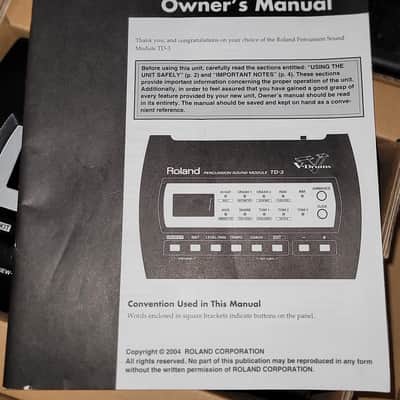 Roland TD-3 Drum Sound Module (2004 - 2009) image 3