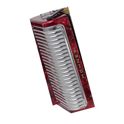 Hohner 3523FR Corona II Classic Accordion (FBEb Keys, Pearl Red) image 4