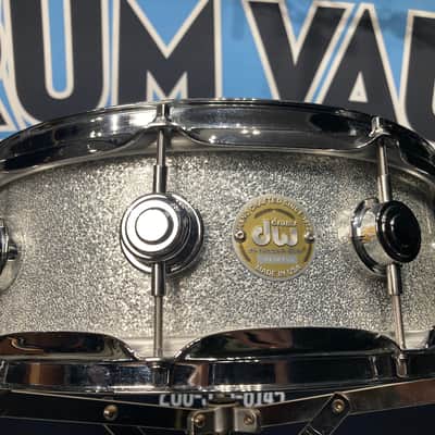 Russ McKinnon's Tower of Power, Joe Cocker, Elton John, DW 5x14" Collector's Maple Snare Drum 2005 - Silver Sparkle image 12