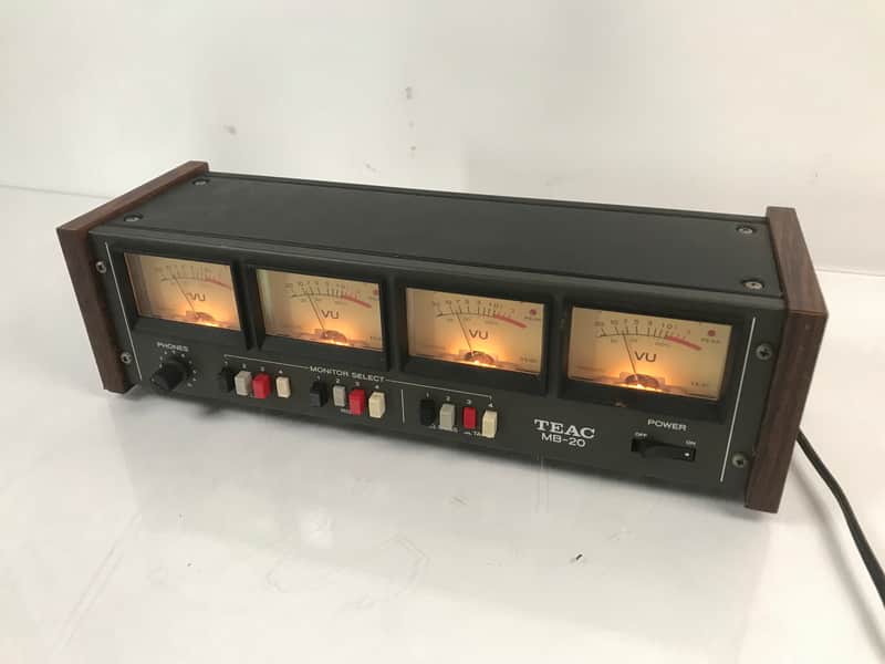 その他 TEAC MB-20 METER BRIDGE TASCAM SERIES Teac 2A 6-Channel Audio Mixer with MB-20 Meter Bridge Vintage Mid