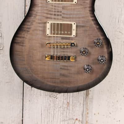 PRS S2 McCarty 594 Electric Guitar Flame Top Faded Gray Black Burst with Gig Bag image 1