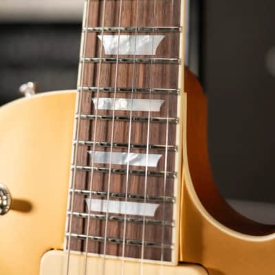 Eastman SB56 Electric Guitar - Vintage Satin Gold with Padded Gig Bag image 8