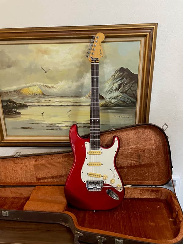 Fender Contemporary Stratocaster 1985 - Candy Apple Red Made in Japan MIJ Killer Strat image 1