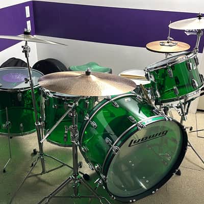 Ludwig Zep “Bonzo” kit ‘22-‘23 - Green Vistalites image 14