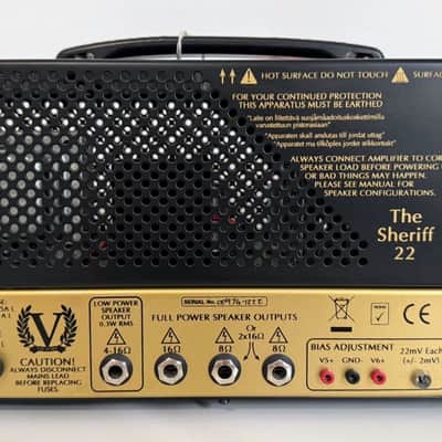 Victory Sheriff 22W Valve Guitar Amp Head | Near Mint | UK Made | UK DELIVERY!!! imagen 3