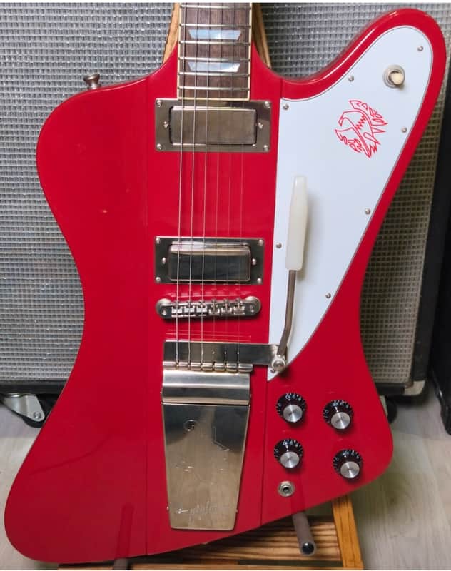 Epiphone "Inspired by Gibson Custom" '63 Firebird V 2024 - Present - Ember Red image 1