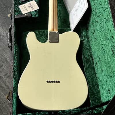 2024 Maybach Teleman T54 Aged Vintage Cream Tele Amber Pickups COA & Case image 11