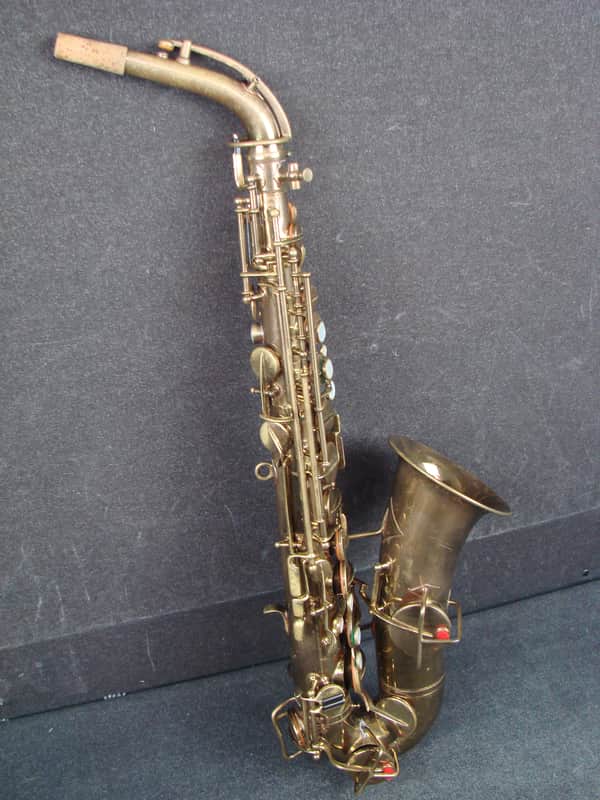 Vintage M.J. Kalashen The Yankee Alto Saxophone Made In USA w/ Case image 1