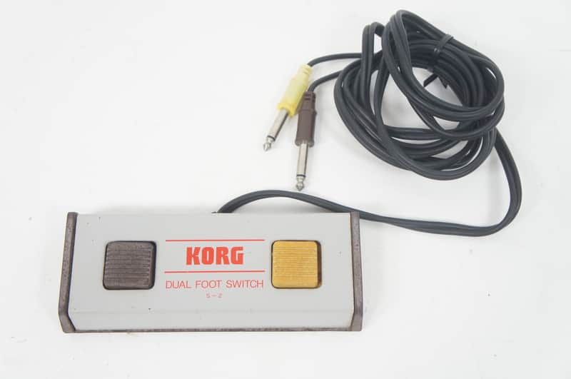 Immagine [SALE Ends Sep 10] KORG S-2 Dual Foot Switch for KR-55 Drum Machine - 1