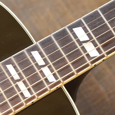 LEFTY! 2008 Gibson CJ-165 Left-Handed Acoustic/ Electric Mini Jumbo Guitar Vintage Sunburst + OHSC & Papers image 8