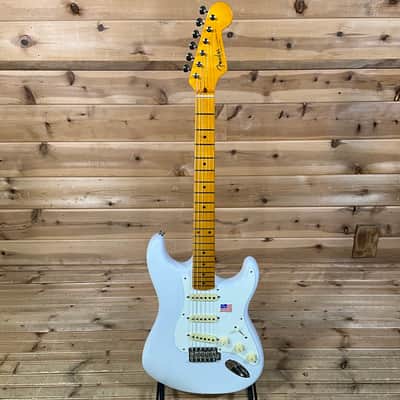 Fender Eric Johnson Stratocaster Electric Guitar - White Blonde image 2