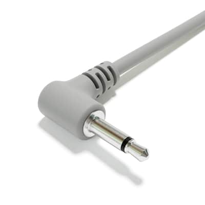 ExcelValley [Grey | 200 cm - 78.74"] 5-Pack - Right Angle Hopscotch Mono Splitter Y Patch Cables TS 3.5mm 1/8" Eurorack Synth image 5