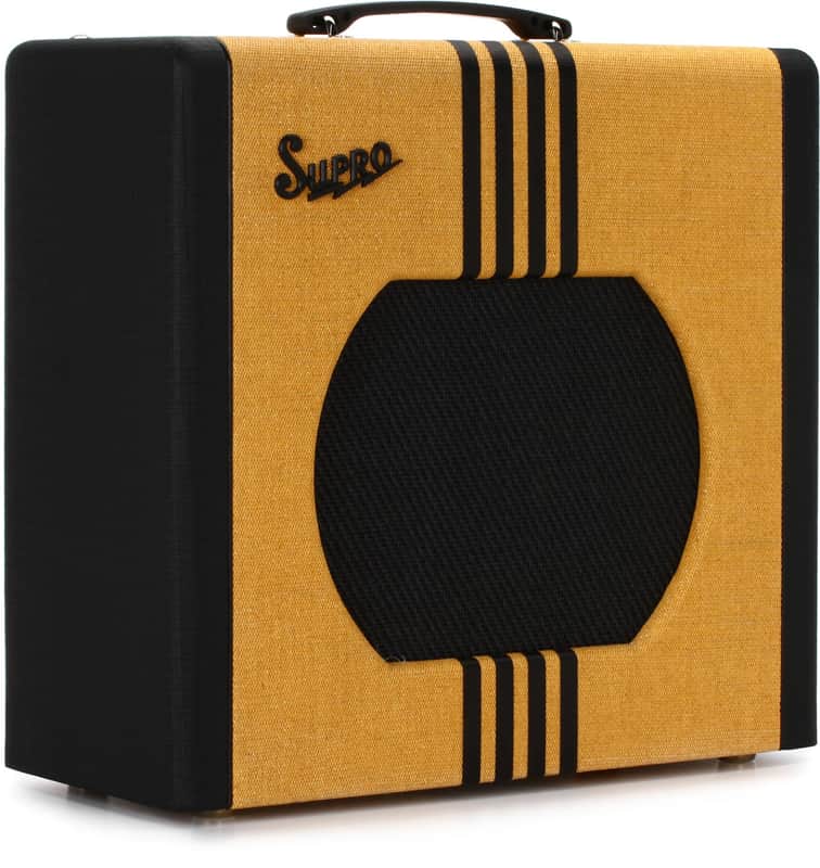 Supro Delta King 12 1x12-inch 15-watt Tube Combo Amp - Tweed and Black image 1