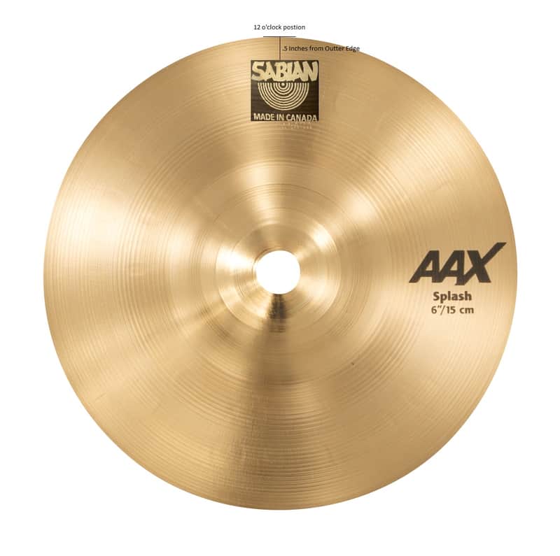 SABIAN 6" AAX Splash image 1