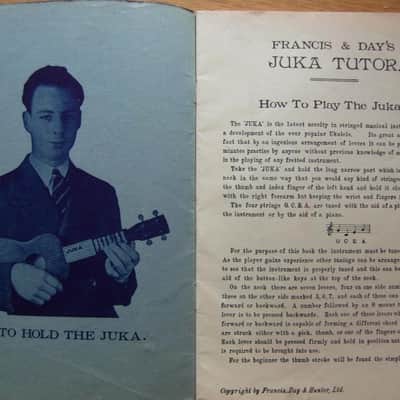 HESS VINTAGE HESS JUKA UKULELE - RARE PIECE DE MUSEE ! 1938 image 6