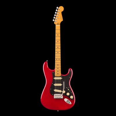 Fender American Ultra II Stratocaster Sinister Red with Case image 2