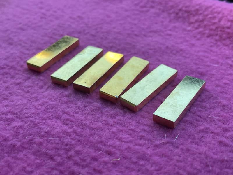 NOS vintage Gibson bar pole pieces for p90 pickup 1955 1956 les paul L5-ces super 400 Pole pieces image 1