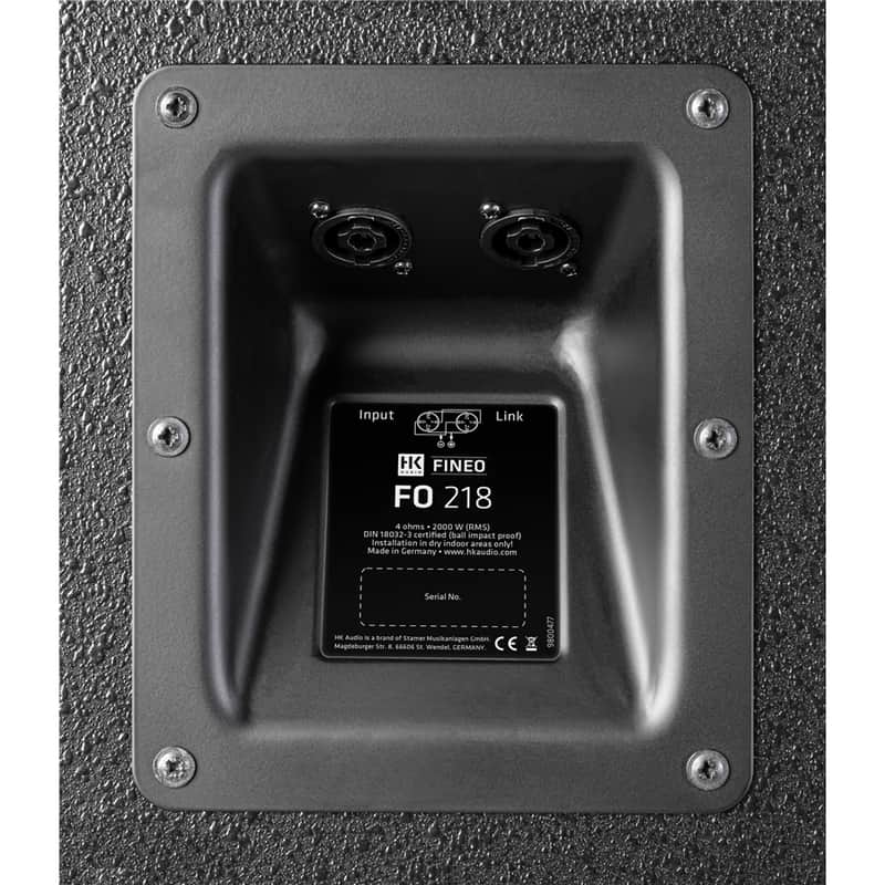 HK Audio Fineo FO S218 Nero image 1