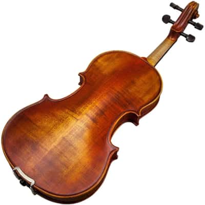 Paititi 4/4 Intermediate Violin Outfit | Hand-Carved Violin with Case, Bow & Accessories – Red-Brown Satin Finish image 5