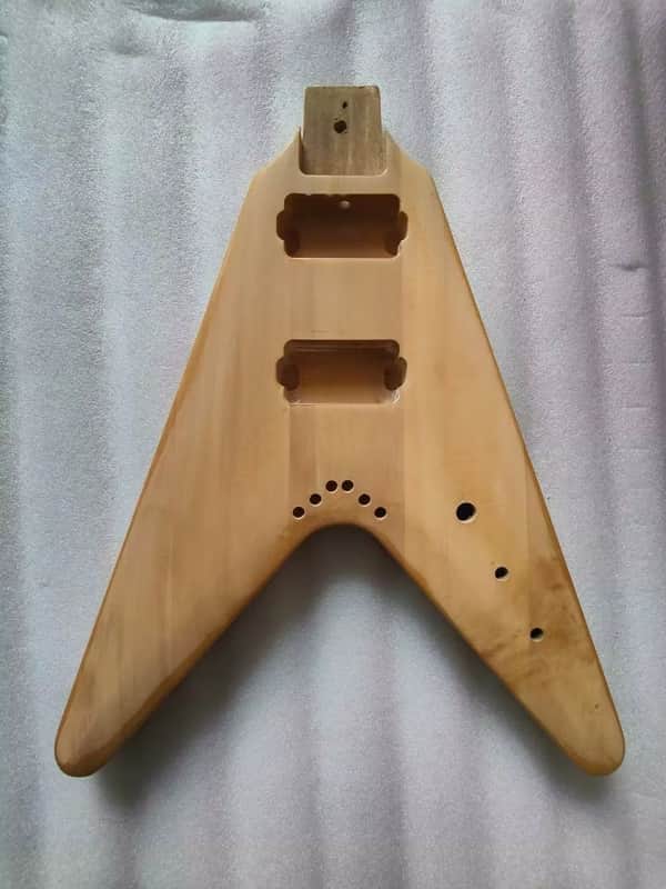 HH Basswood Guitar Flying V Style Body image 1