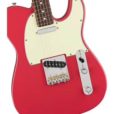 Fender American Professional Classic Telecaster Electric Guitar. Rosewood Fingerboard, Faded Dakota Red image 4