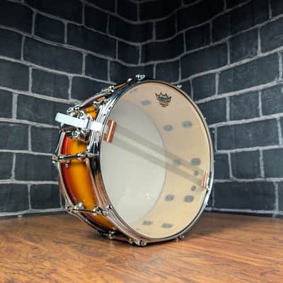 Pearl Reference Pure 6.5x14 Snare Drum – Honeyburst • Premium Hybrid Shell • Studio‑Grade Sensitivity • Explosive Projection • PURESOUND Equalizer Upgrade • Mint Condition image 11