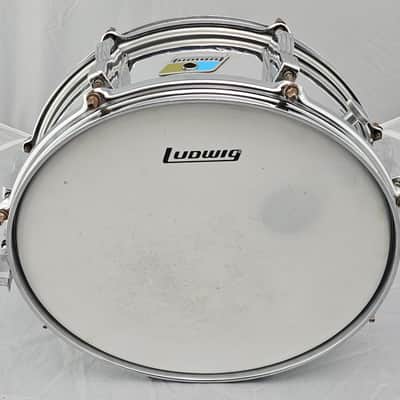 Ludwig Rocker II Wood Snare Drum 5x14 1984 - Chrome Over Wood image 5