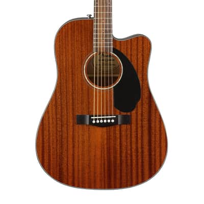 Used Fender CD-60SCE Dreadnought All-Mahogany - Natural image 1