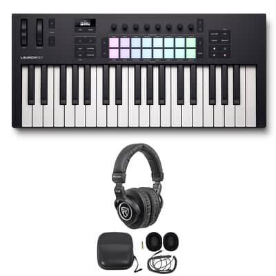 Novation LAUNCHKEY 37 MK4 37-Key USB MIDI Ableton Keyboard Controller+Headphones image 1