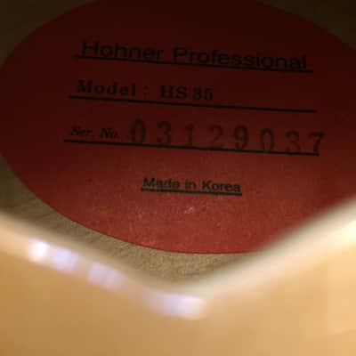 Hohner HS-35 (Gibson 335 copy) semi-hollow Guitar image 7