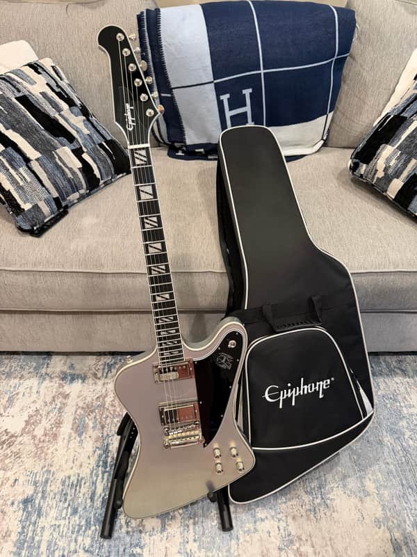Epiphone Futura Firebird Custom 2025 - Present - Quicksilver Shift image 1