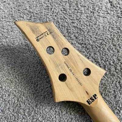 LTD B-104 Maple Wood 4 String Bass Neck, Rosewood 24 Frets Fingerboard image 4