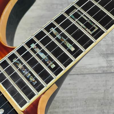 Cort MMP-2 Masterpiece Custom Shop Double Cutaway (Flame Brown Sunburst) image 8
