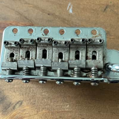 Fender USA Stratocaster Bridge ~ STRAT USA Heavy BLOCK image 2