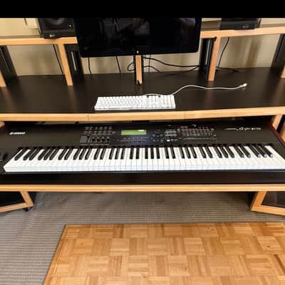 KK Audio Custom Producer Desk with Dual Bay Rack Unit 2006 (tons of rack space!!)- Black and Light Oak image 14
