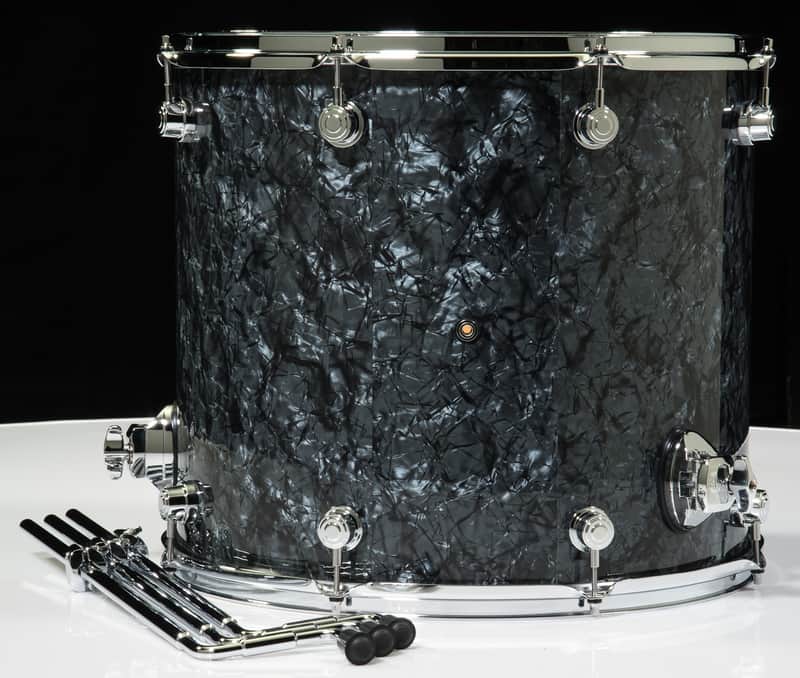 DW Performance Series 16x18 Floor Tom - Black Diamond image 1
