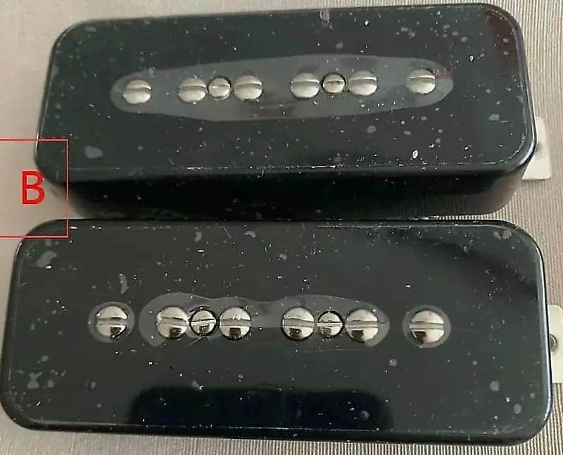 Epiphone Guitar Alnico Vintage P90s Soabar Pickups Fit Epiphone LP Les Paul SG ES image 1