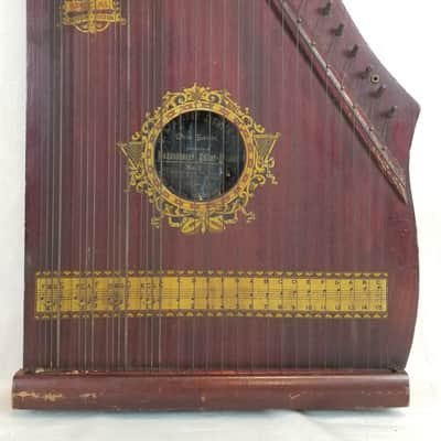 Oscar Schmidt Antique Menzenhauer Guitar-Zither No. 2, Special Hudson-Fulton Model, 31-String, 1909 image 1