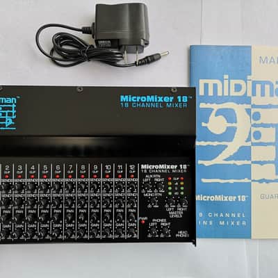 Midiman MicroMixer 18 w/Manual - Tiny Powerhouse! Almost 100% Awesome. Free shipping to the US and Canada!! image 1